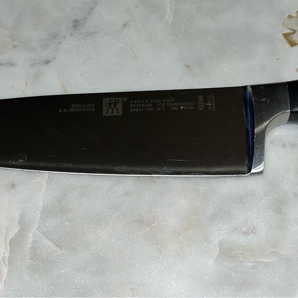 Zwilling 5 Star 8-Inch High Carbon Stainless-Steel Chef's Knife Five Stars 30041 - Picture 12 of 16